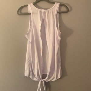 FABLETICS: White work out Tank with Open Back